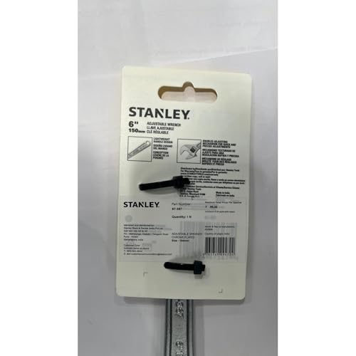 STANLEY 87-367 6" Adjustable Wrench
