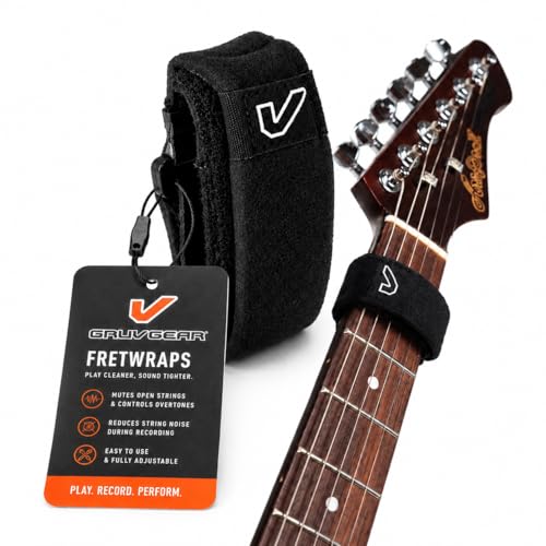 Gruv Gear FretWraps String Muter 1-Pack, Small, Black (FW-1PK-SM)