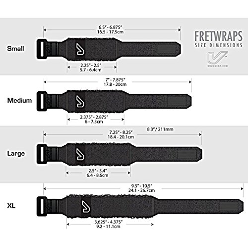 Gruv Gear FretWraps String Muter 1-Pack, Small, Black (FW-1PK-SM) - Image 3