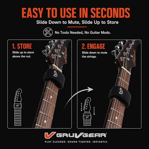 Gruv Gear FretWraps String Muter 1-Pack, Small, Black (FW-1PK-SM) - Image 6