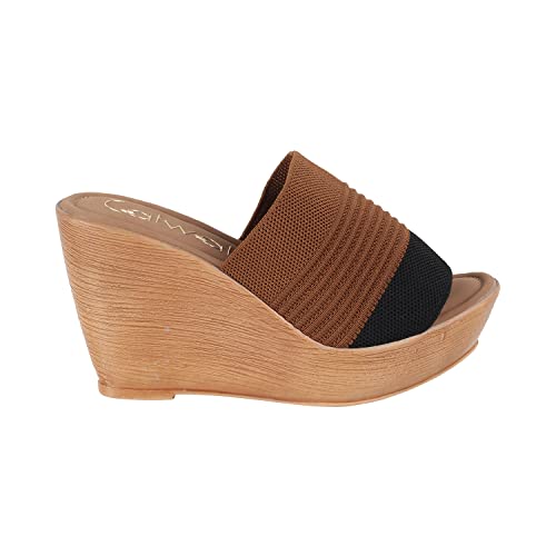 Catwalk Womens Textured Upper Open Toe Flats Slip-on - Image 2