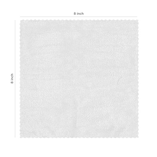 Ezee Multipurpose White Microfiber Cloth Pack of 5 for Dusting - Image 2