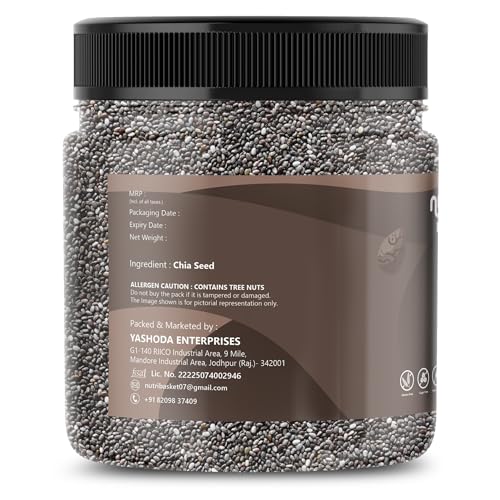 NUTRI BASKET Premium Chia Seeds