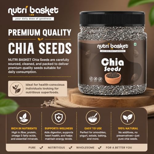 NUTRI BASKET Premium Chia Seeds