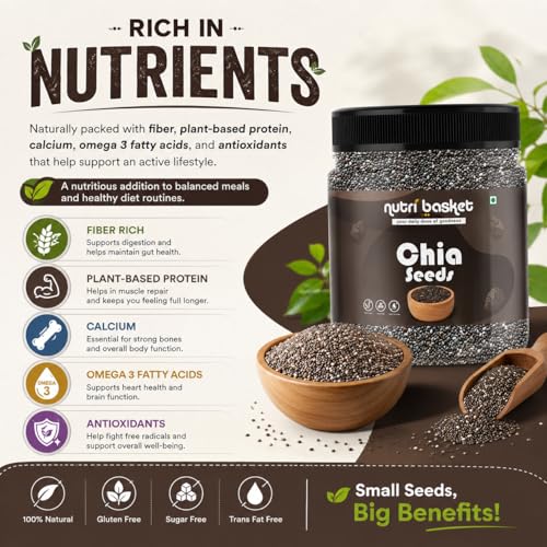 NUTRI BASKET Premium Chia Seeds