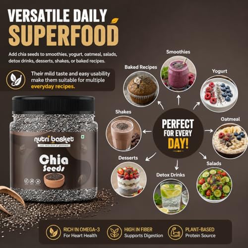 NUTRI BASKET Premium Chia Seeds