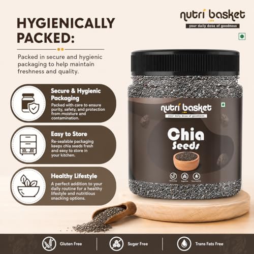 NUTRI BASKET Premium Chia Seeds