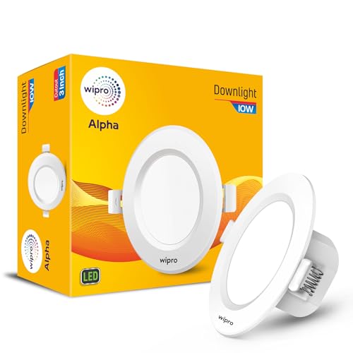 wipro Polycarbonate Alpha 10W Round