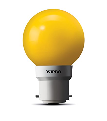 Wipro Safelite N10003 B22 0.5-Watt Led Night Lamp (Pack of 6, Yellow) - Image 2