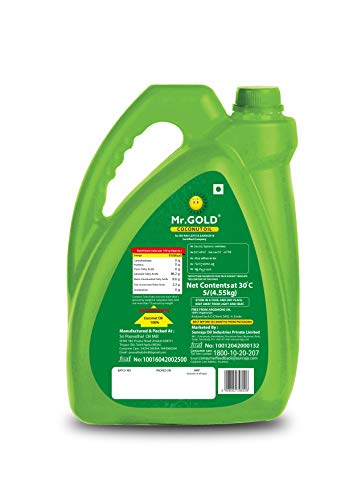 Mr.Gold Coconut Oil Can, 5L