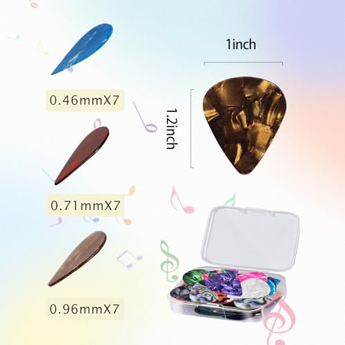 21 Pack Guitar Picks
