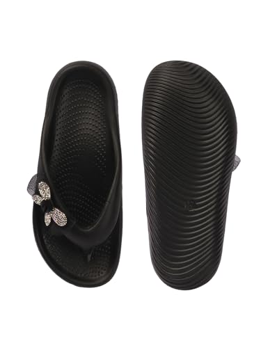Sukun womens Sukun Rib_05 Women’s Soft Anti-skid Flip-flops Flip-Flop - Image 6