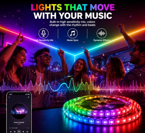 Quace RGB LED Strip Lights