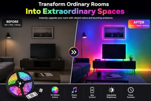 Quace RGB LED Strip Lights