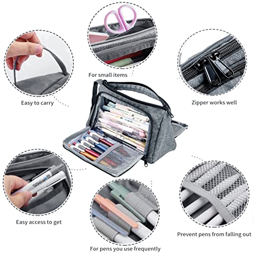 Storite Canvas Large Capacity Pencil