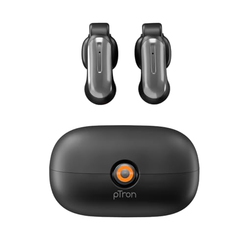 pTron Bassbuds Vortex Clips Wireless