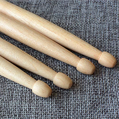 ARLX Drum Sticks 5A Wood Tip Drumstick, Maple, 2 Pair - Image 4