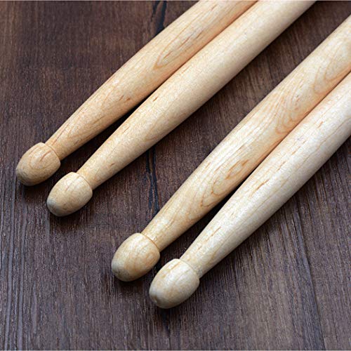 ARLX Drum Sticks 5A Wood Tip Drumstick, Maple, 2 Pair - Image 6