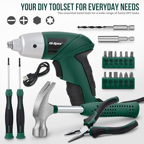 Hi-Spec Cordless Electric Screwdriver, Power