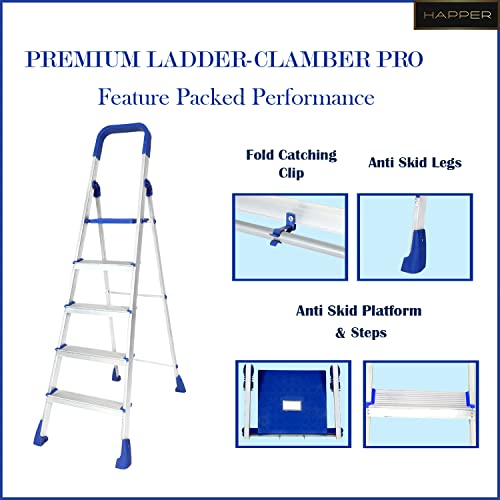 Happer Premium Foldable Aluminium Step