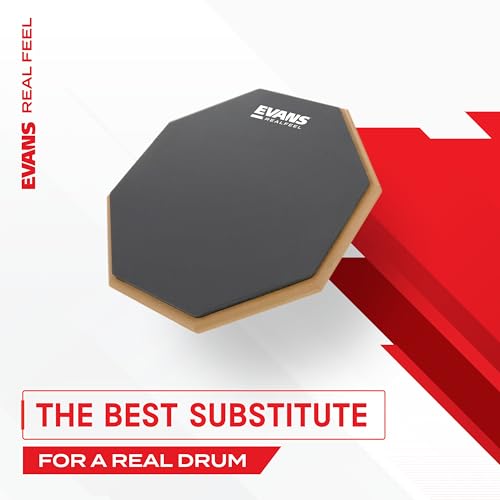 Evans Realfeel 2-Sided Practice Pad, 12 Inch - Image 2
