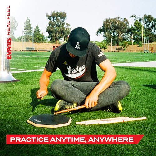 Evans Realfeel 2-Sided Practice Pad, 12 Inch - Image 3