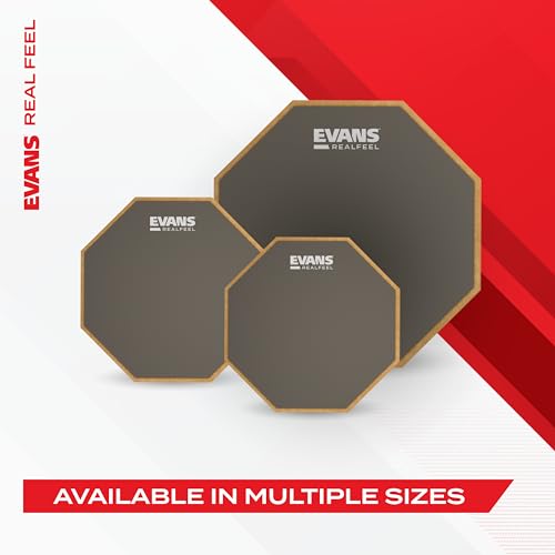 Evans Realfeel 2-Sided Practice Pad, 12 Inch - Image 6