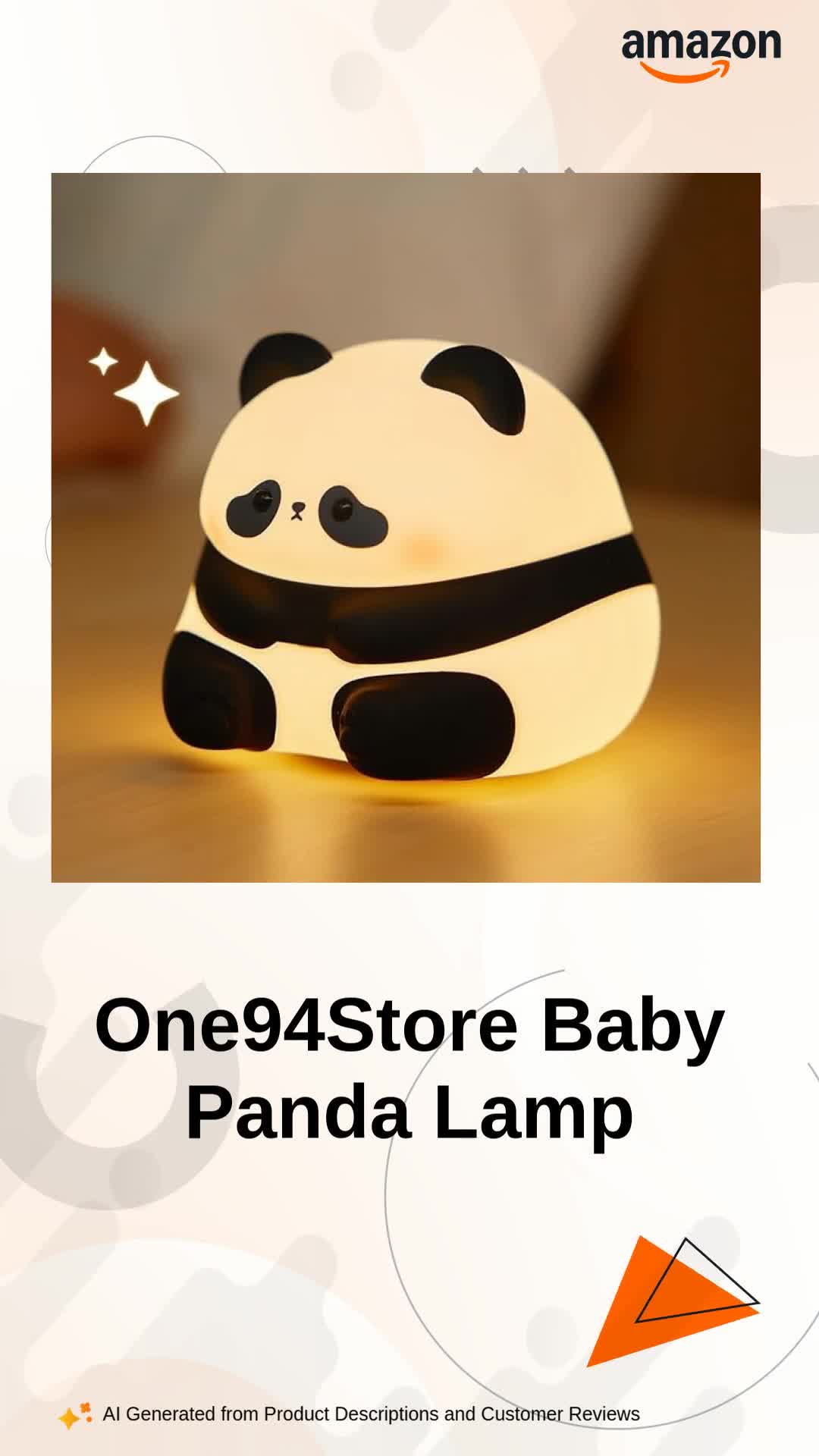 One94Store Baby Panda Night Light