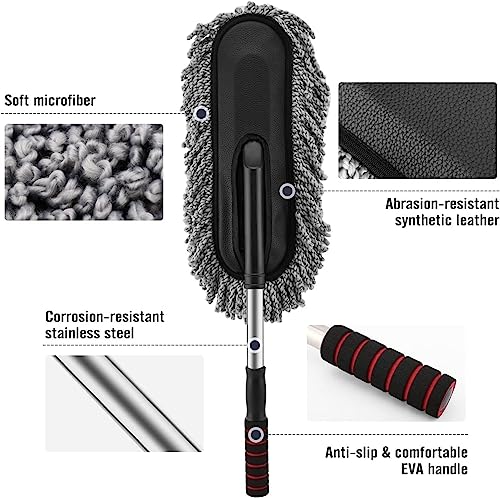 2Pcs Soft Microfiber Duster
