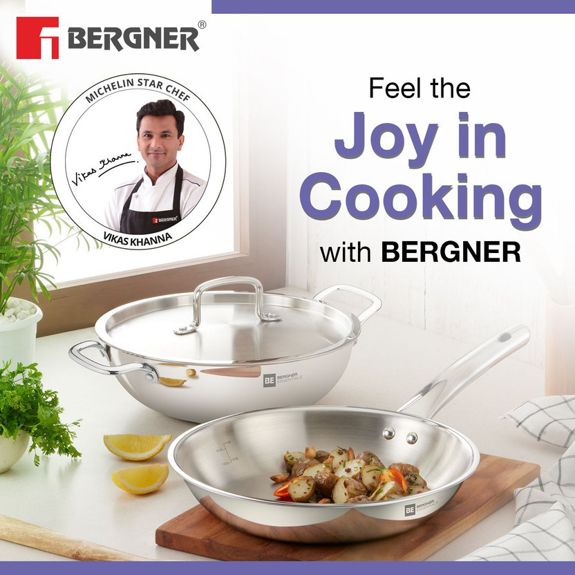 BE Bergner Essentials Triply 22cm
