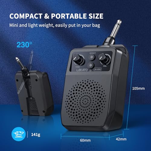 LEKATO Mini Electric Guitar Amp