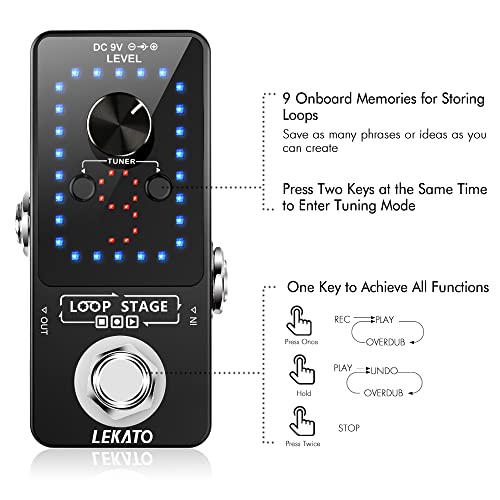 LEKATO Loop Station Guitar Effect