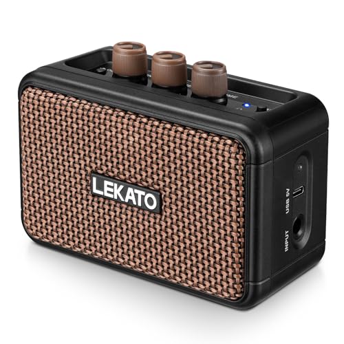 LEKATO Mini Guitar Amplifier, Dual