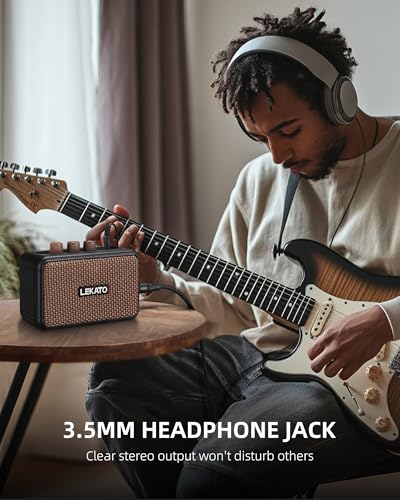 LEKATO Mini Guitar Amplifier, Dual