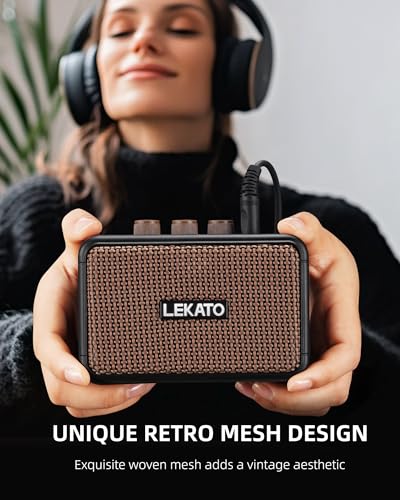 LEKATO Mini Guitar Amplifier, Dual