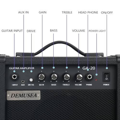 20W Pro Electric Guitar Black