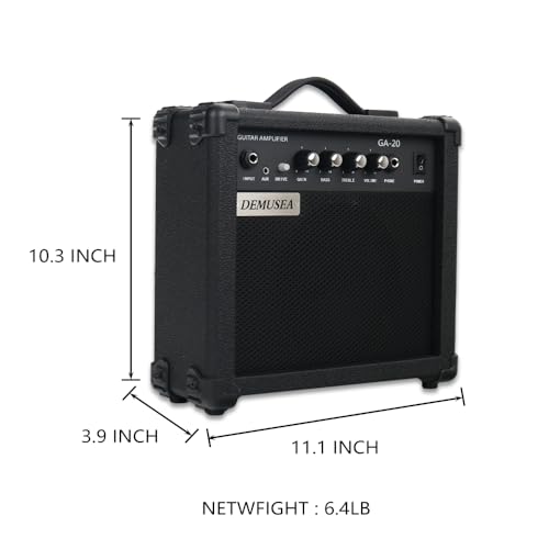 20W Pro Electric Guitar Black
