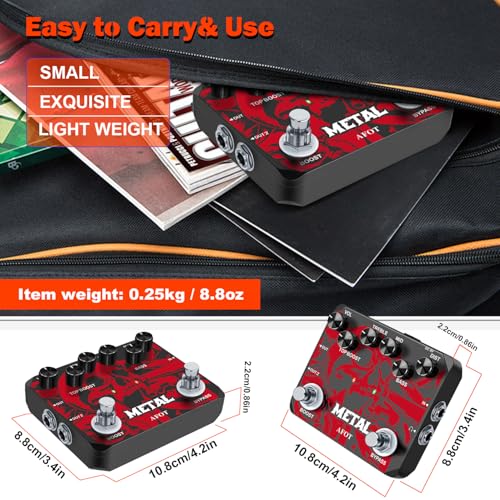 Heavy Metal Guitar Distortion Pedal