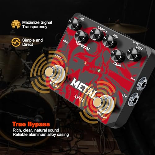 Heavy Metal Guitar Distortion Pedal