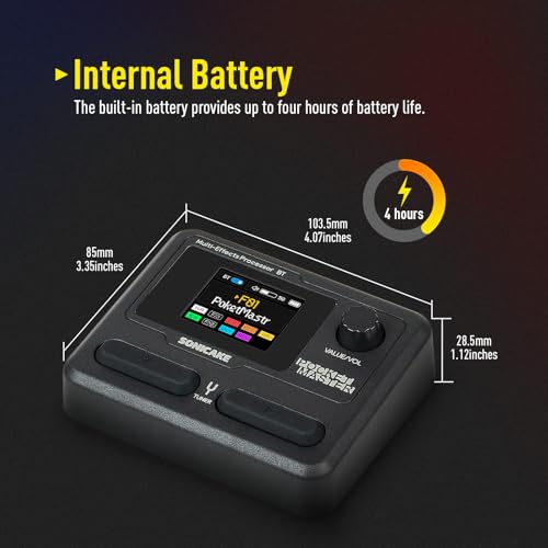 SONICAKE QME-10BK Pocket Master-Multi Effects