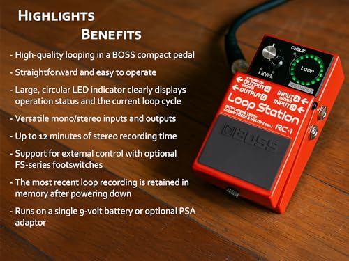 Boss RC-1 Loop Station Bundle