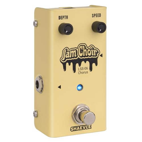 Chorus Effect Pedal – Crystal Bucket-Brigade Style, True Bypass, Wide Tonal Range from Classic to Deep, Compact Design (Chorus)