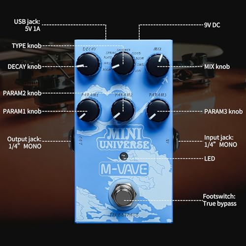 M-VAVE Guitar Pedal Reverb Innovation