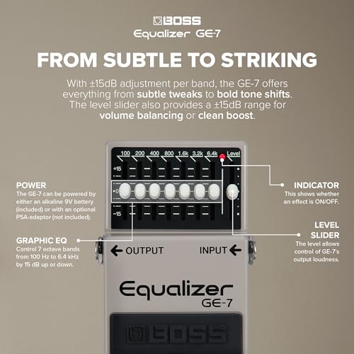 Boss GE-7 7-Band EQ Pedal - Image 4