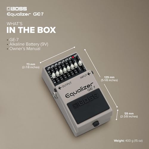 Boss GE-7 7-Band EQ Pedal - Image 6
