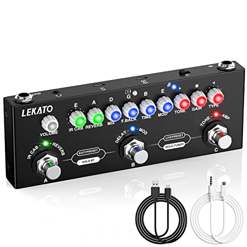 LEKATO Guitar Multi Effects Pedal