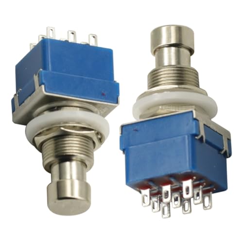 3PCS 3PDT Footswitch 9Pin Guitar