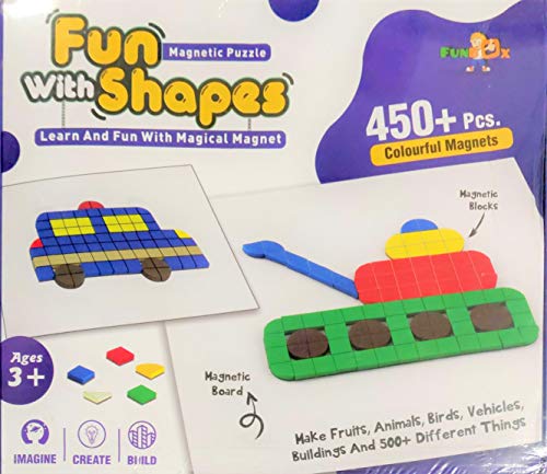 Negi Fun with Shapes Big Magnetic Puzzle for Kids ,450 Pieces