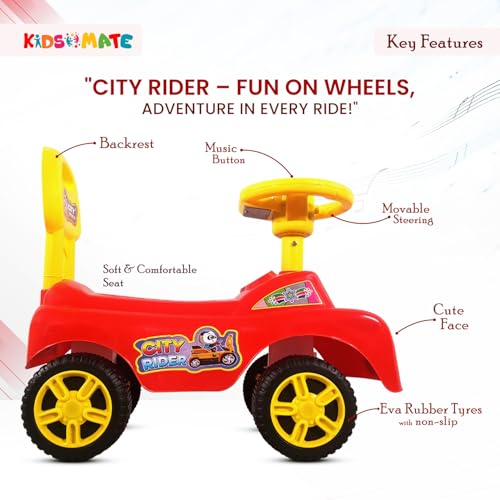 Kidsmate City Rider Musical Ride-On
