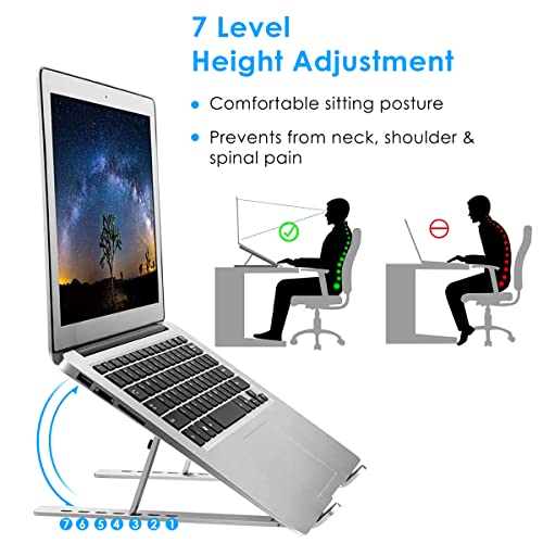 AGARO Foldable Laptop Stand, 7